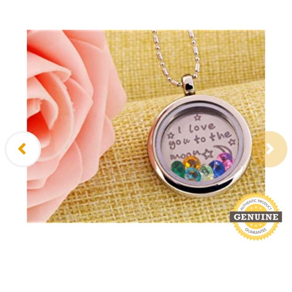 Father daughter locket